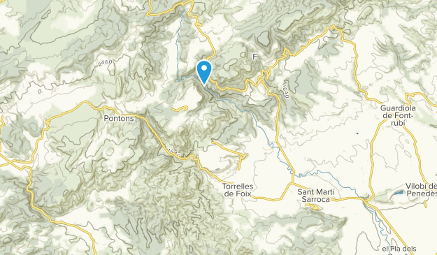 Torrelles de Foix, Catalonia Map