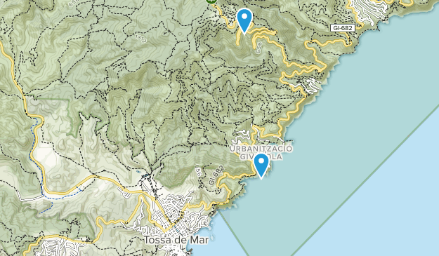 Tossa de Mar, Catalonia Map
