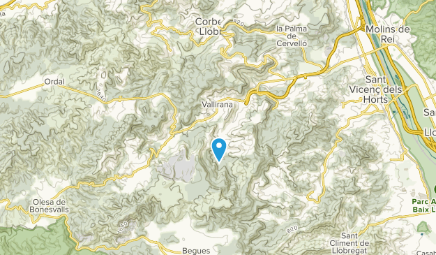 Vallirana, Catalonia Map