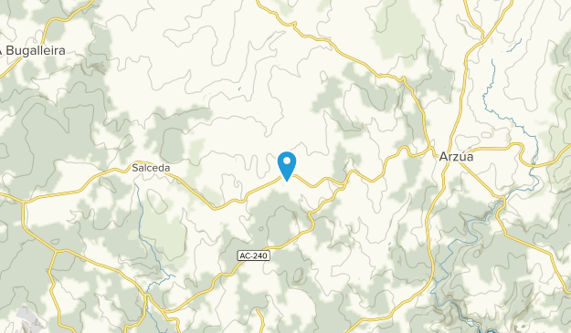 A Calzada, Extremadura Map