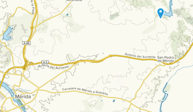 Mérida, Extremadura Map