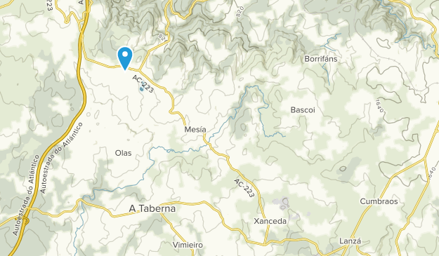 Mesía, Extremadura Map