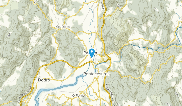 Padrón, Extremadura Map