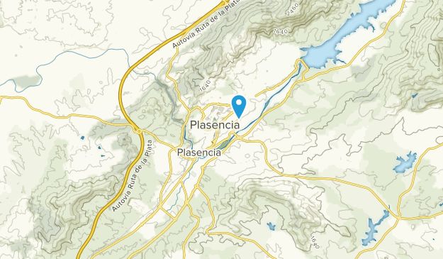 Plasencia, Extremadura Map