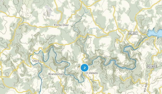 Touro, Extremadura Map
