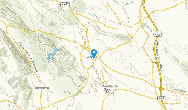 Zafra, Extremadura Map