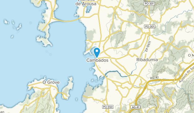 Cambados, Galicia Map
