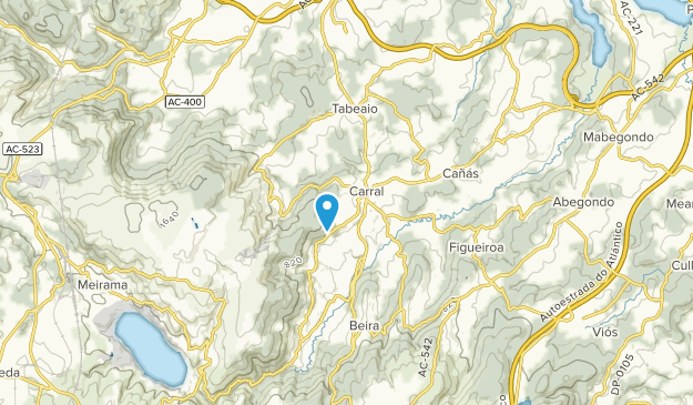 Carral, Galicia Map