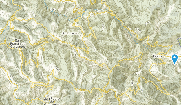 Cervantes, Galicia Map