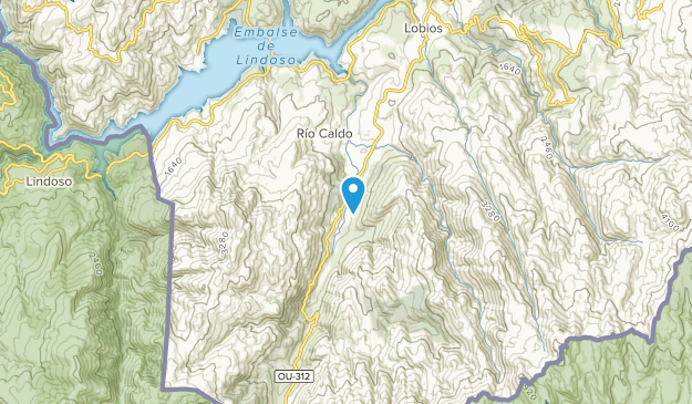 Lobios, Galicia Map