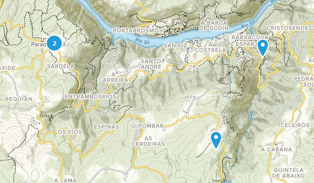 Parada de Sil, Galicia Map