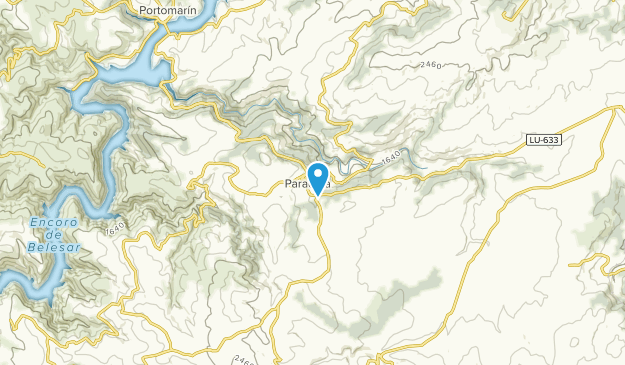 Paradela, Galicia Map