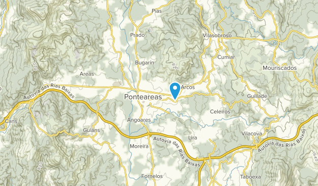 Ponteareas, Galicia Map