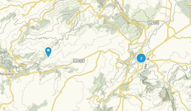 Sarria, Galicia Map
