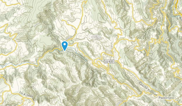 Triacastela, Galicia Map