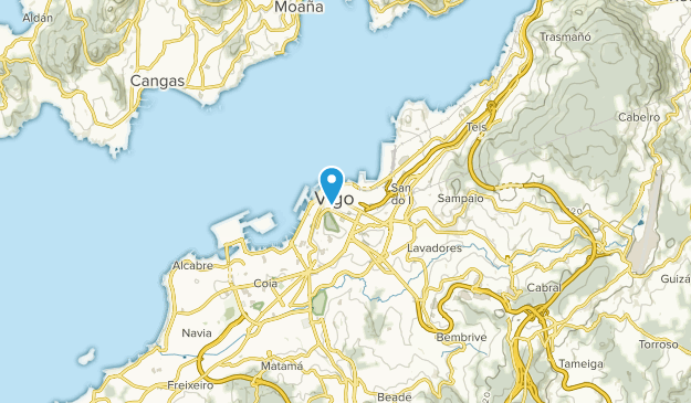 Vigo, Galicia Map