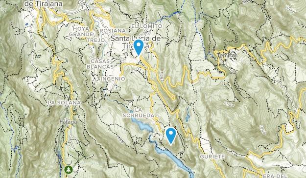 Santa Lucía de Tirajana, Gran Canaria Map