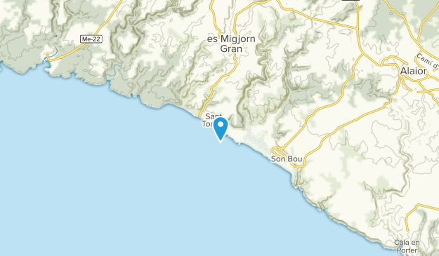 Es Migjorn Gran, Illes Balears Map