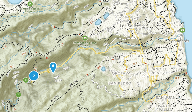 San Andrés y Sauces, La Palma Map