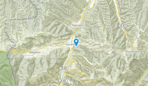 Ezcaray, La Rioja Map
