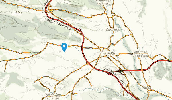 Astorga, León Map