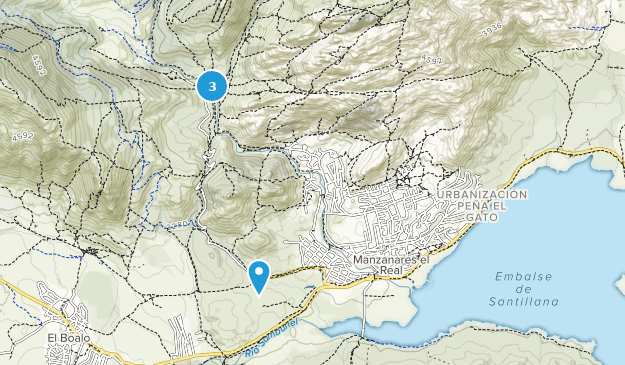 Manzanares El Real, Madrid Map