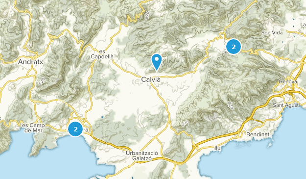 Calvià, Mallorca Map