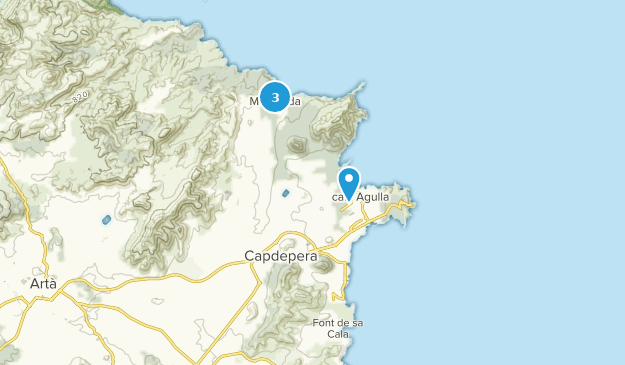 Capdepera, Mallorca Map