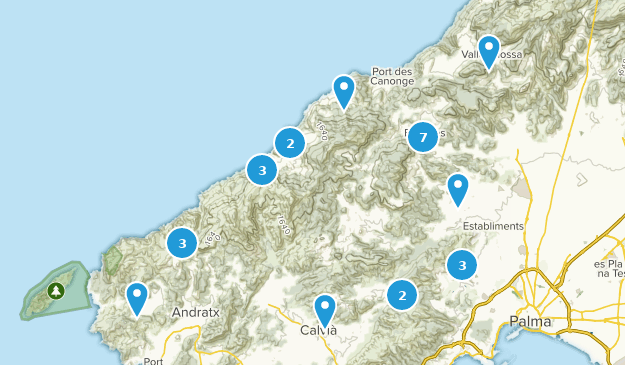 Puigpunyent, Mallorca Map