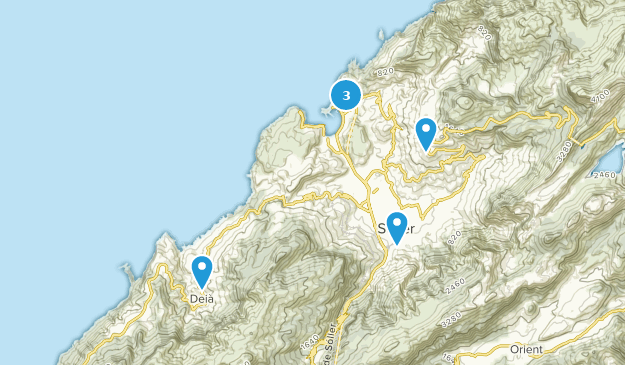 Sóller, Mallorca Map