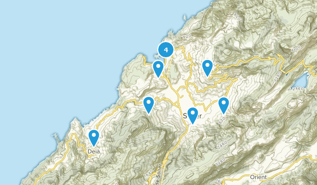 Sóller, Mallorca Map