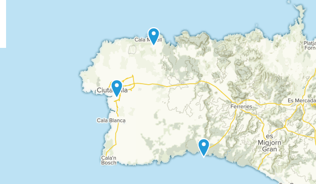 Ciutadella de Menorca, Menorca Map