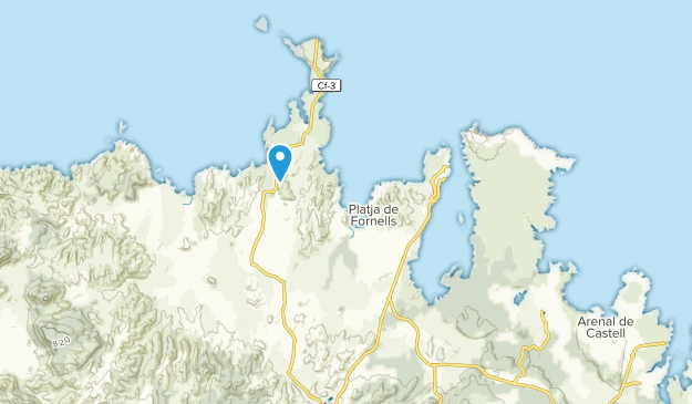 Es Mercadal, Menorca Map