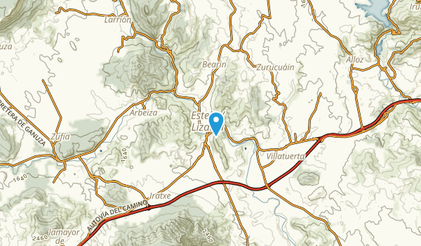 Estella-Lizarra, Navarra Map