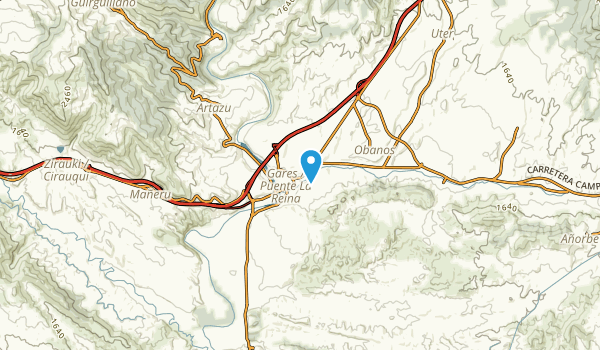 Puente la Reina, Navarra Map