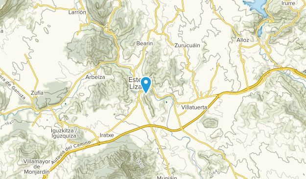 Estella-Lizarra, Navarre Map