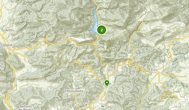 Esteribar, Navarre Map