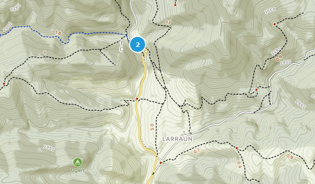 Orbaizeta, Navarre Map