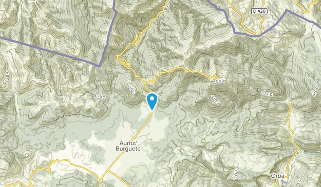 Orreaga, Navarre Map