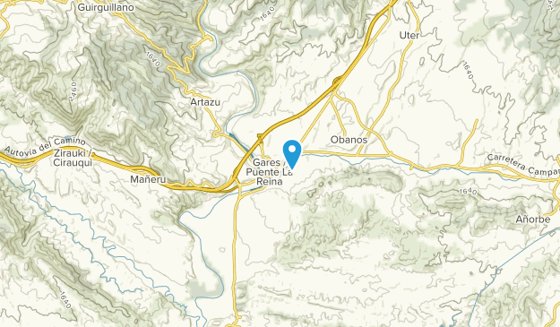 Puente la Reina, Navarra Map
