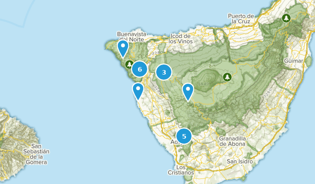 Buenavista del Norte, Tenerife Map