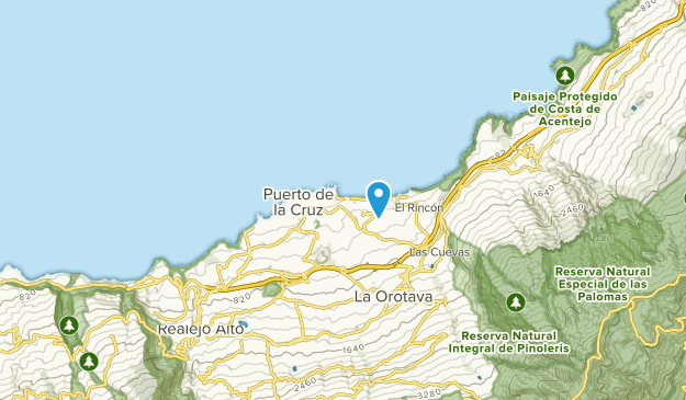 Puerto de la Cruz, Tenerife Map