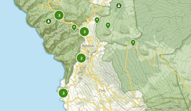 Santiago del Teide, Tenerife Map