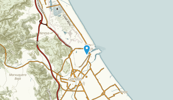 Grau i Platja, Valencia Map