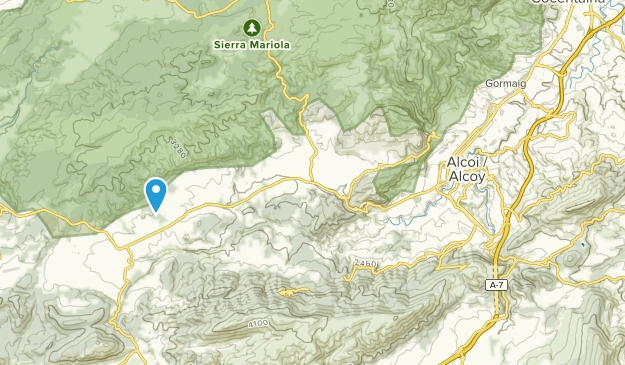 Alcoy, Valencian Community Map