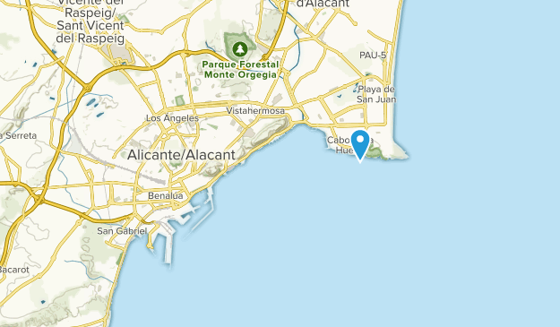 Alicante, Valencian Community Map
