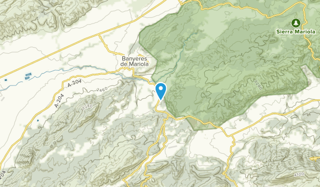 Banyeres de Mariola, Valencian Community Map