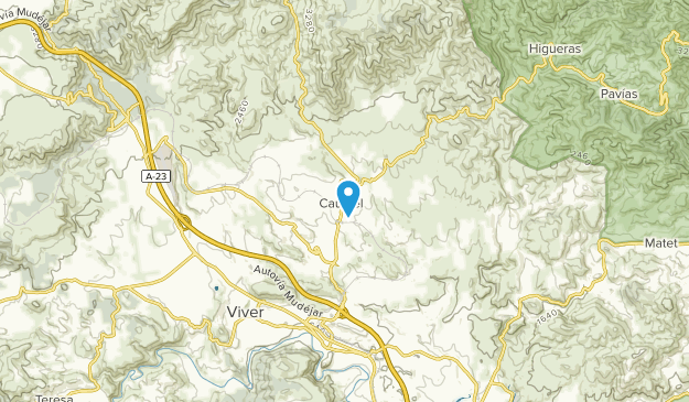 Caudiel, Valencian Community Map