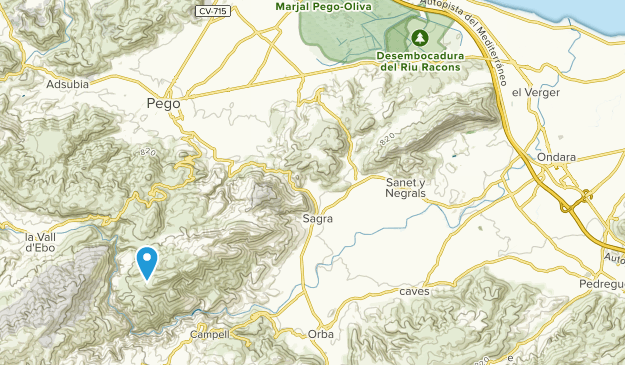 El Verger, Valencian Community Map