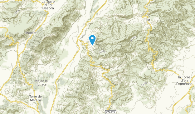 La Serra d'en Galceran, Valencian Community Map